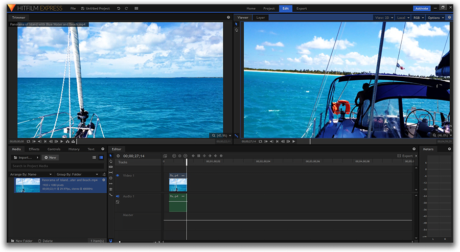 hitfilm express video editing software free download
