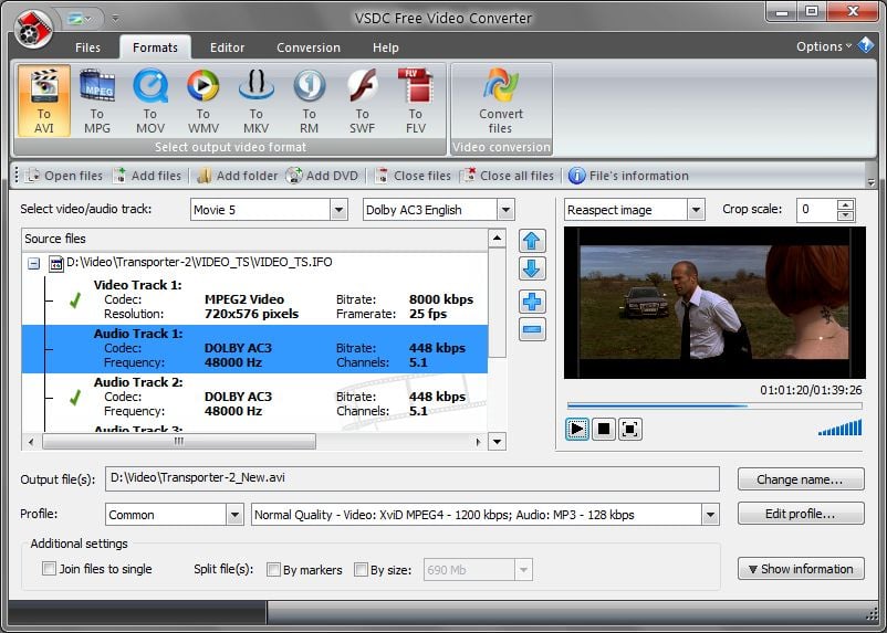 free avi video converter windows 7