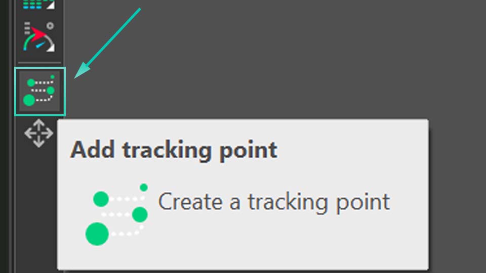 Adicionando um ponto de rastreamento para efeitos animados