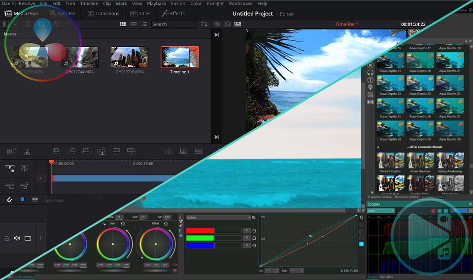VSDC vs DaVinci: Comparativo de Qualidade HDR Comparativo timelapse HDR: filmagem desértica VSDC Pro vs DaVinci Resolve Free