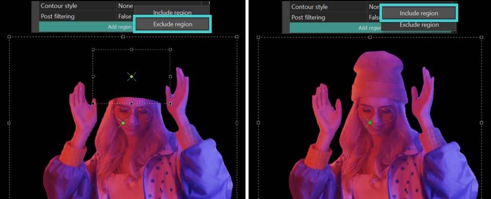 Fine-tuning segmentation results.