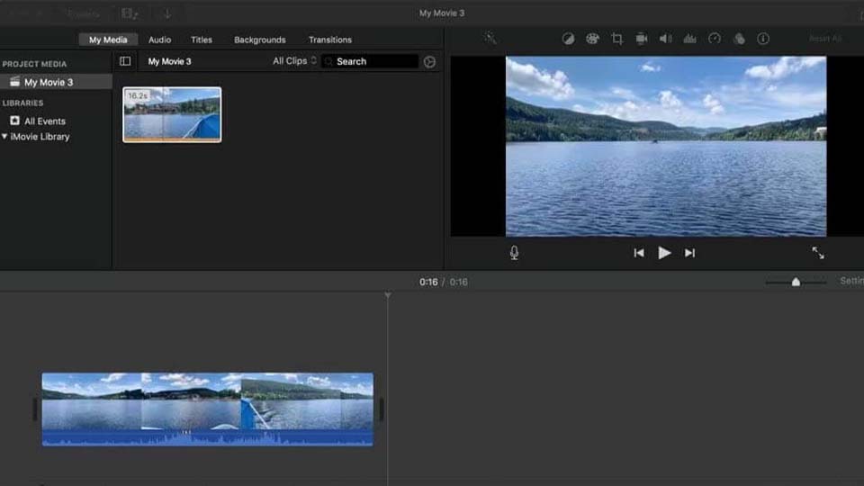 iMovie - free professional-level video editing software