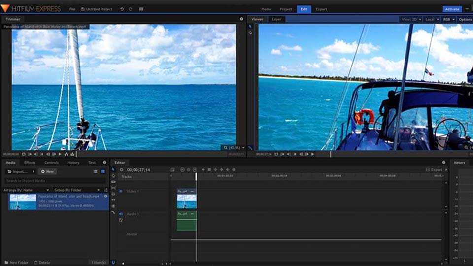 HitFilm Express - free professional-level video editing software