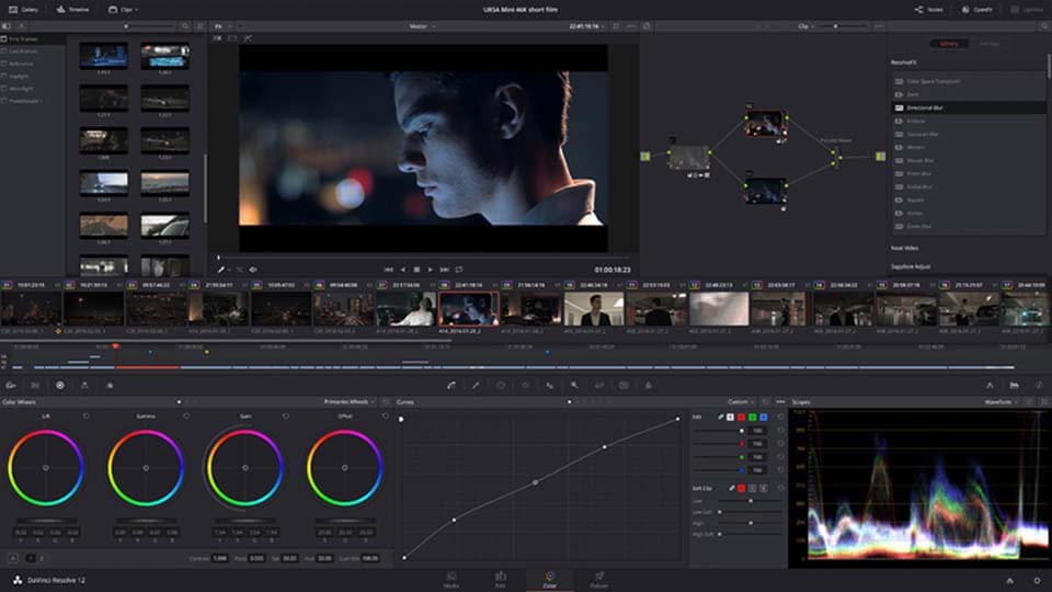 Davinci Resolve - free professional-level video editing software